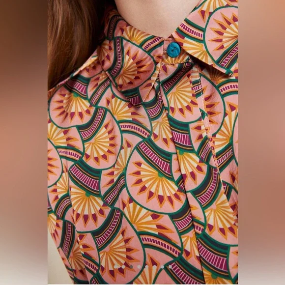 Eva Franco Multicolor High Low Dress - Picture 8 of 16